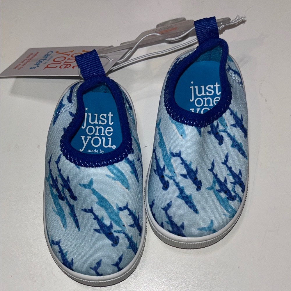 Just One You Baby Shark Swim Shoes - Blue 3 NWT